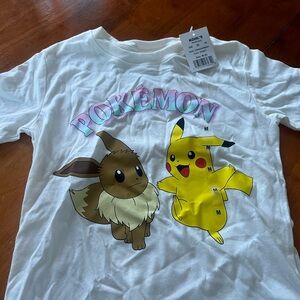 Pokemon Kids Short Sleeve Tee - Pikachu & Eevee